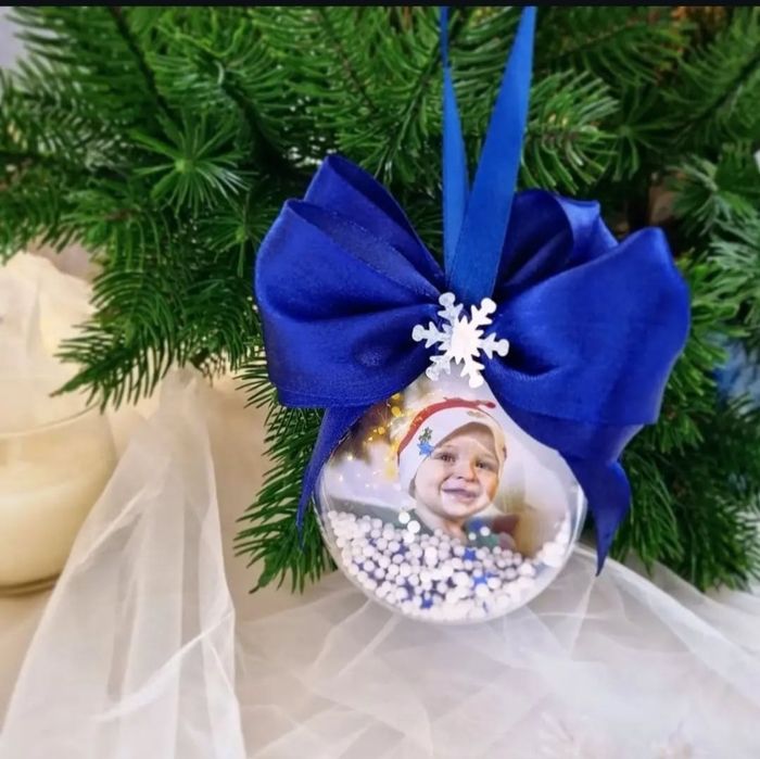 Кулька з фото на ялинку