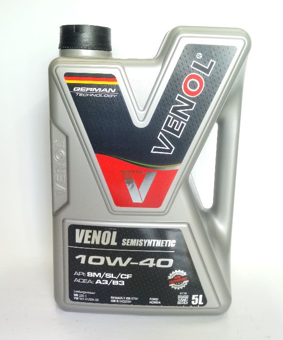 Olej 10W40 5L Venol Oryginał półsyntetyczny