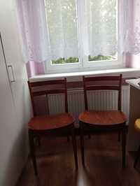 Krzesła z PRL drewniane-FAMEG Radomsko