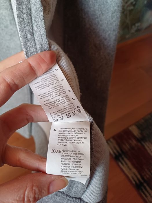 Szary płaszcz narzutka Cropp 38 M