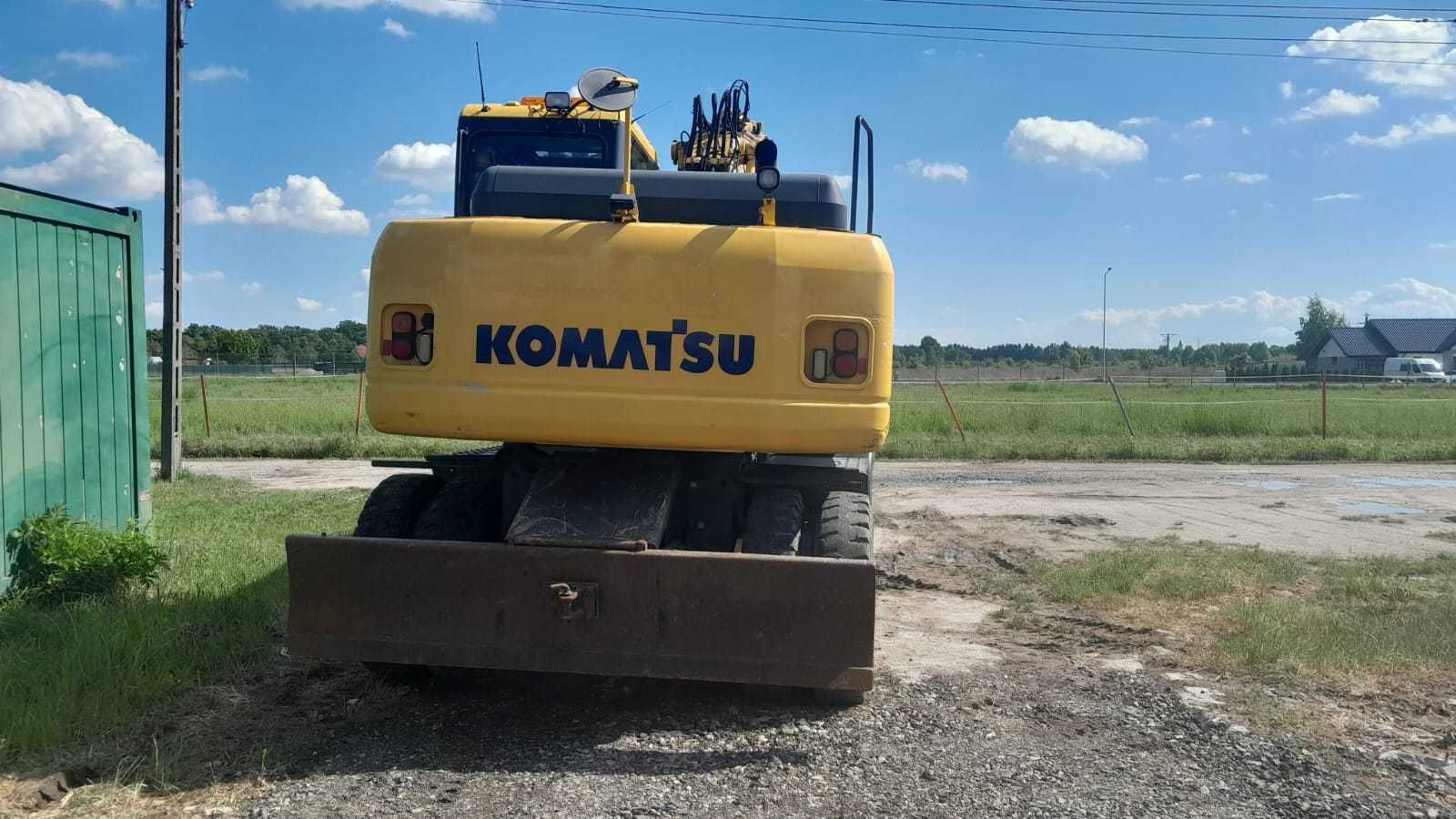 Koparka kołowa Komatsu PW 140-7 z rototilt, 10170  motogodzin