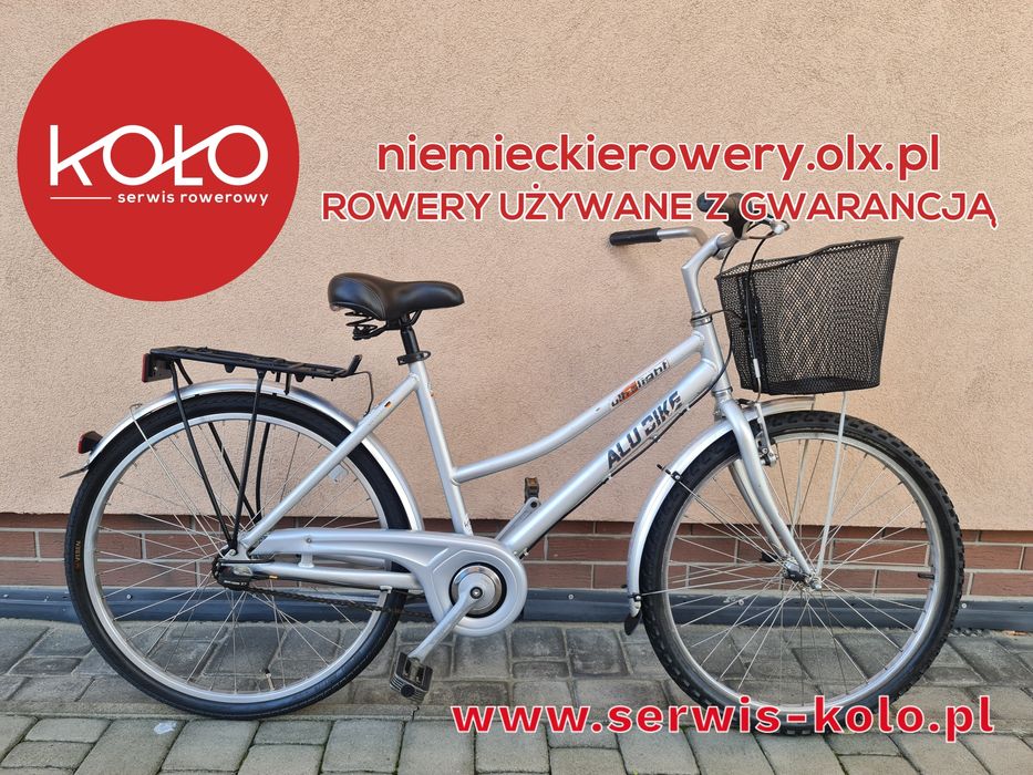 Rower damski damka ALUBIKE koła 26 SHIMANO okazja rabat polecam WYSYŁK