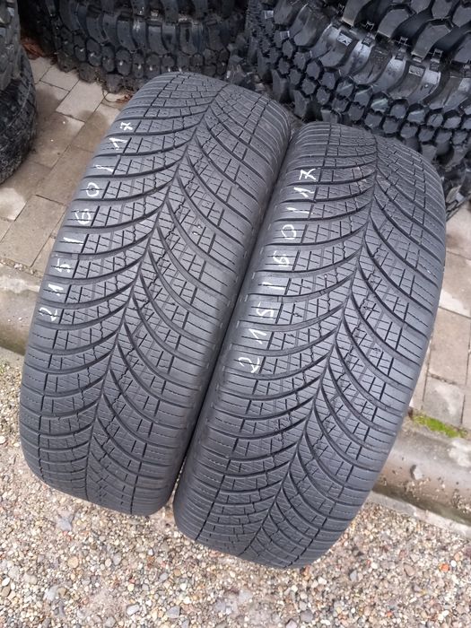 2x Opony Używane Całoroczne 215/60R17 Goodyear