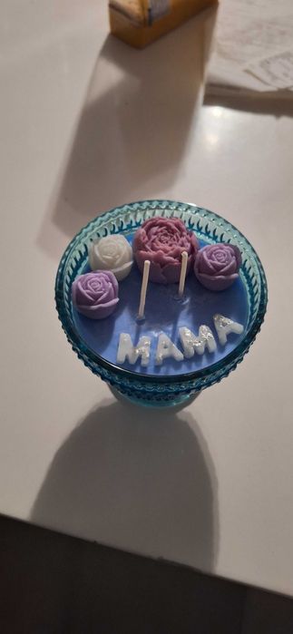 Świeczka sojowa na dzień mamy