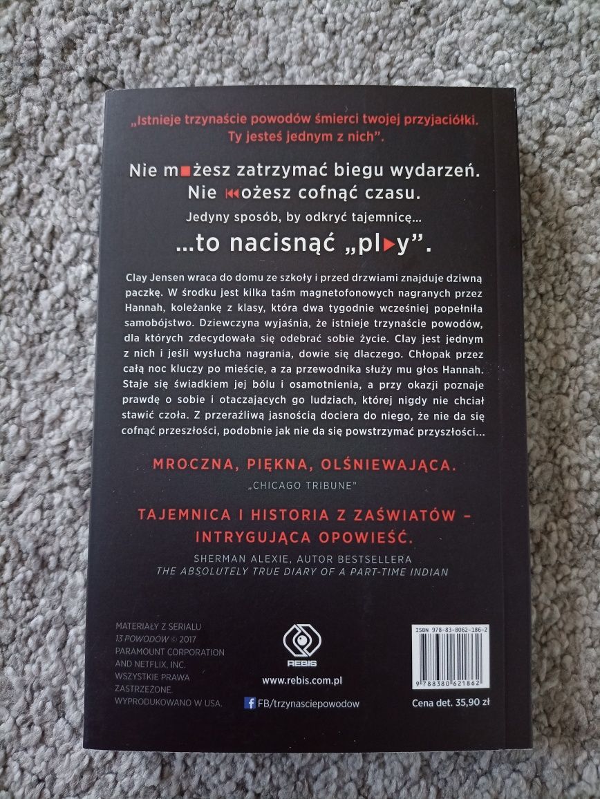 13 powodów Jay Asher