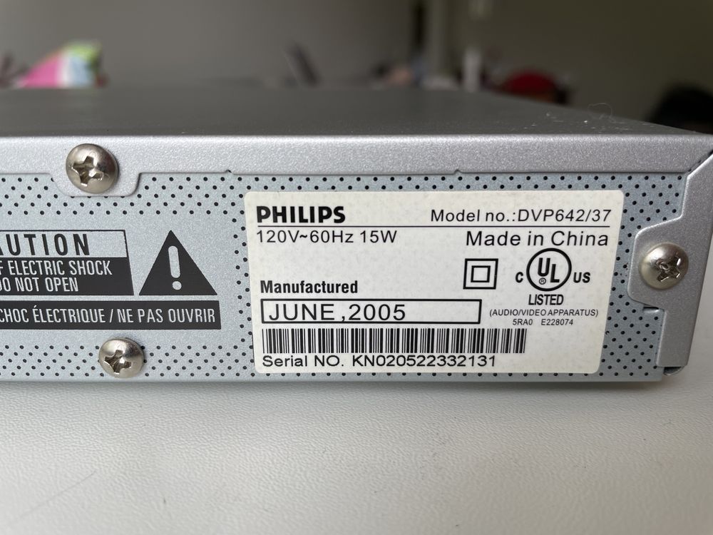 Philips DVD player