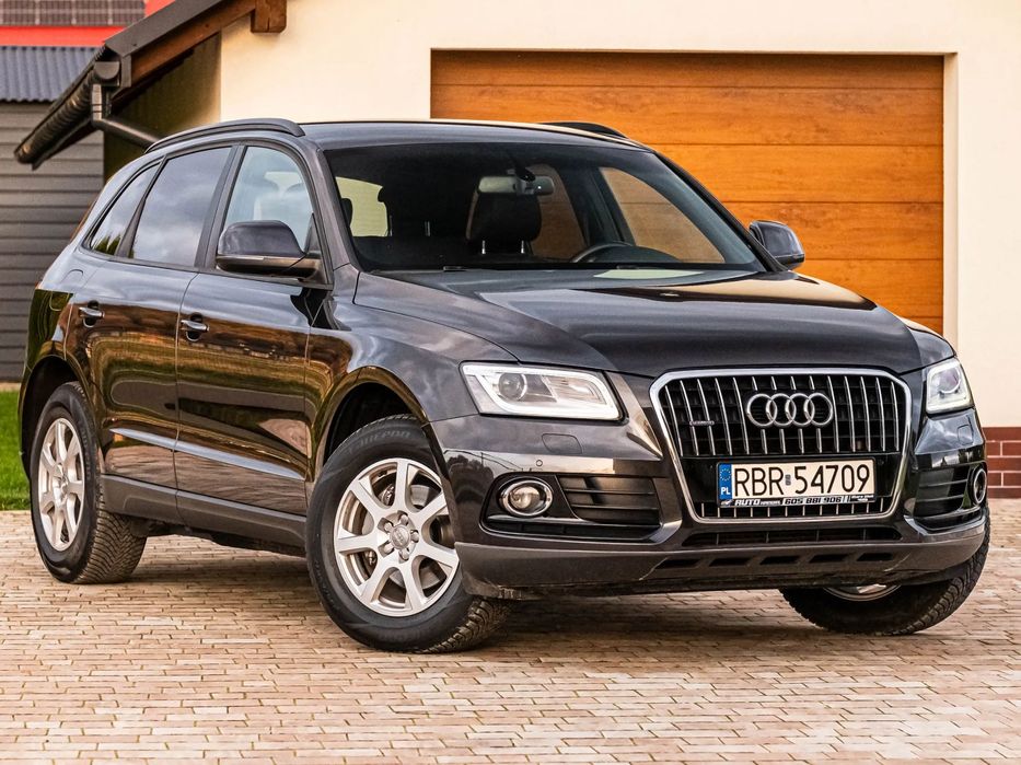 Audi Q5 S-Line 2.0TDI 177KM Lift Skóra Ledy Nawi Serwis Oryginał Piękny
