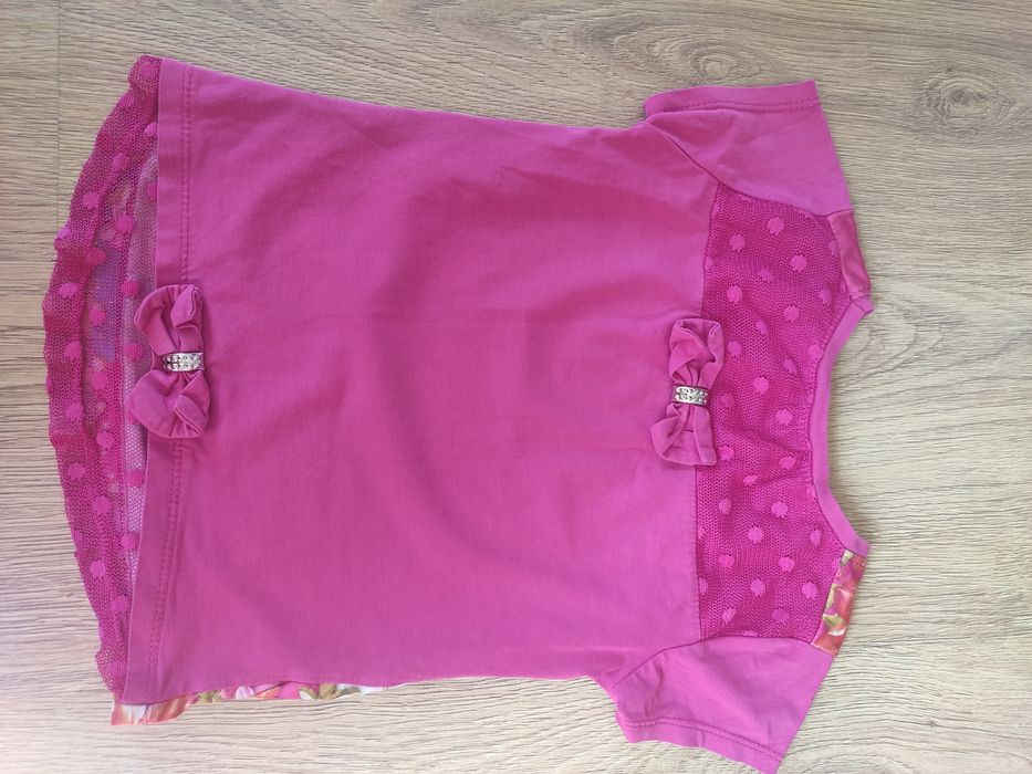 T-shirt dziewczynka lato File Kids 110 ELSA i Anna