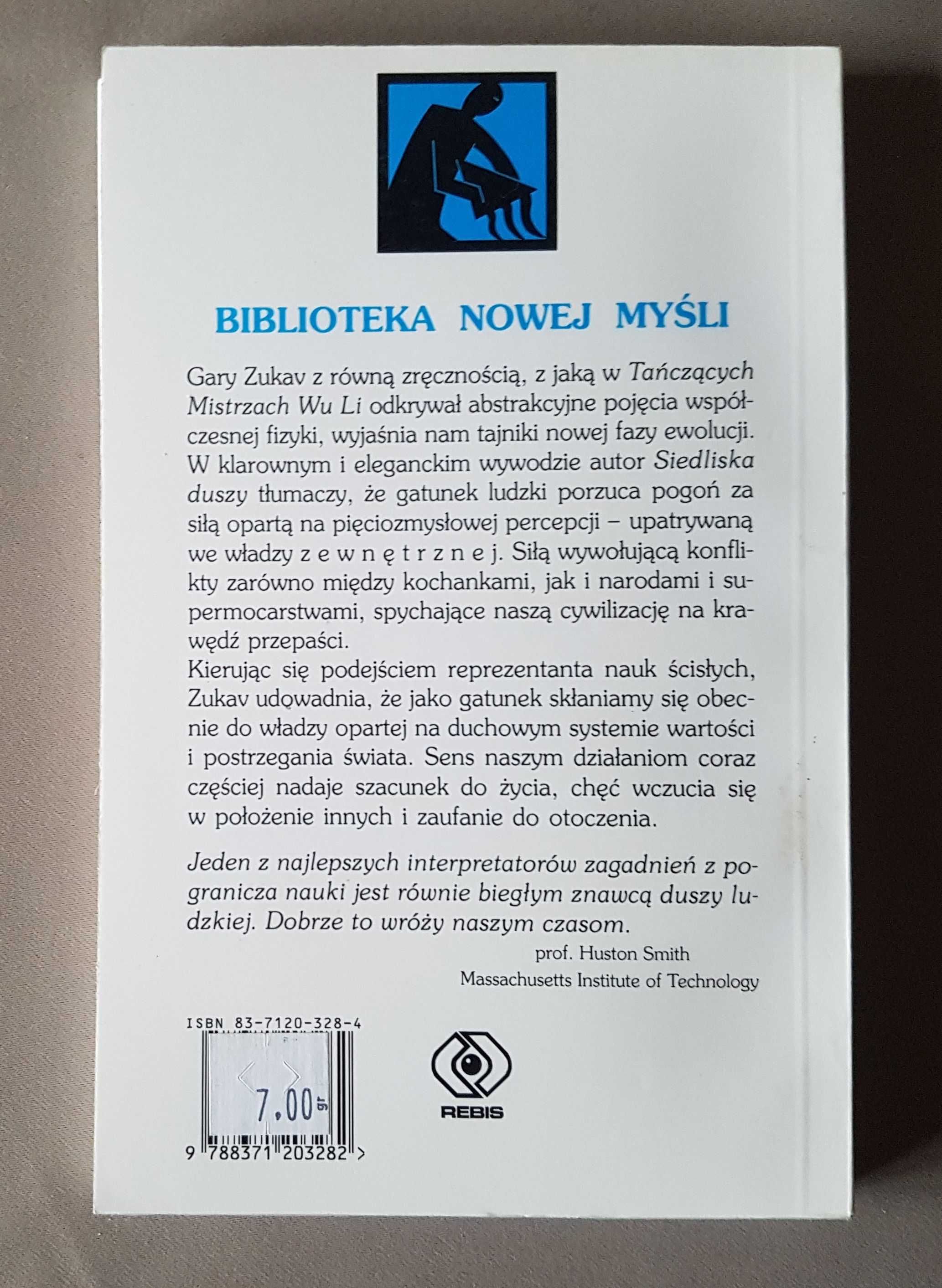 Siedlisko duszy - Gary Zukav nie czytana stan idealny 204 strony