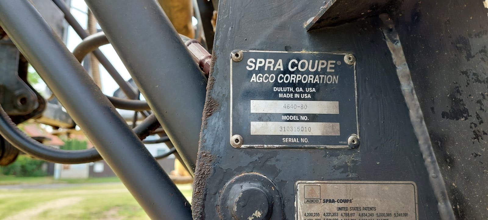 Opryskiwacz samojezdny spra coupe 4640 Hardi agco Nawigacja