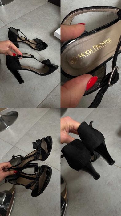 Стильные кожаные лодочки туфли босоножки размер 40 босоножки италия