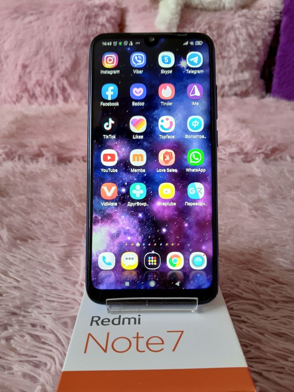 Xiaomi Redmi Note 7 4/64GB Neptune Blue EU Global. Состояние отличное!