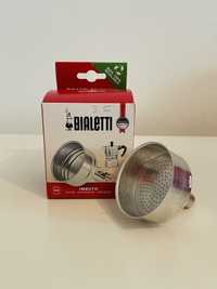 Фильтр-воронка та комплект запчастей к гейзерной кофеварки BIALETTI