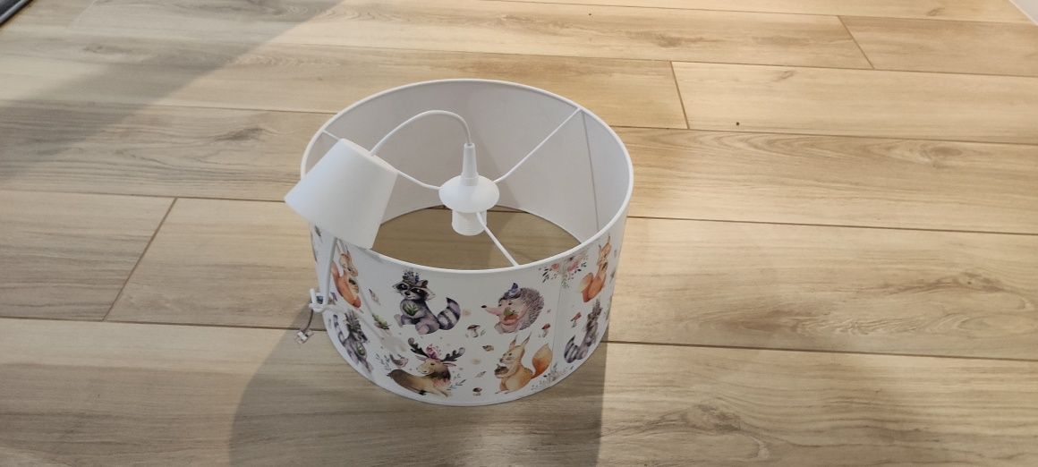 Lampa wisząca 1 x E27 zwierzątka leśne