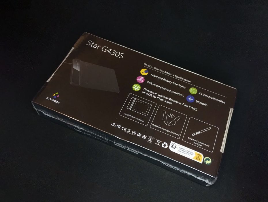 Графічний планшет XPPen Star G430S