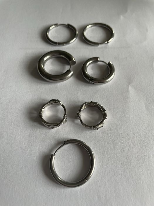 Пирсинг сережки из мед стали