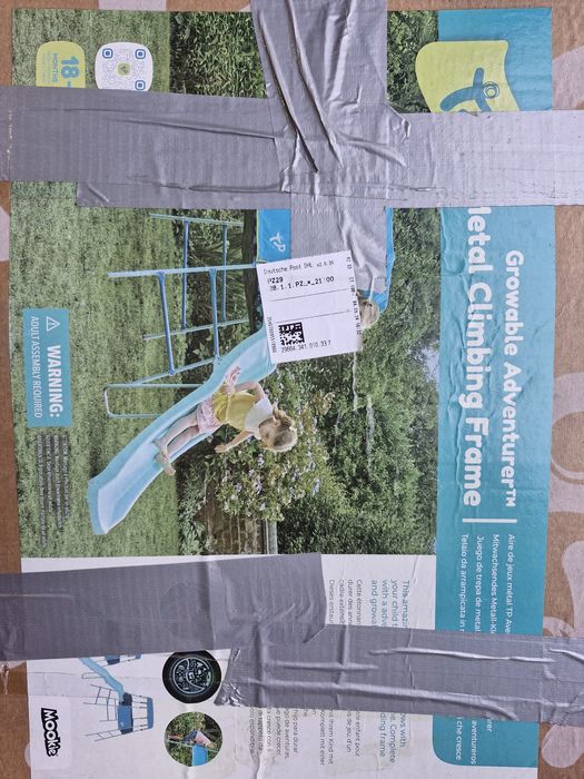 Płac zabaw zjeżdżalnia z domkiem