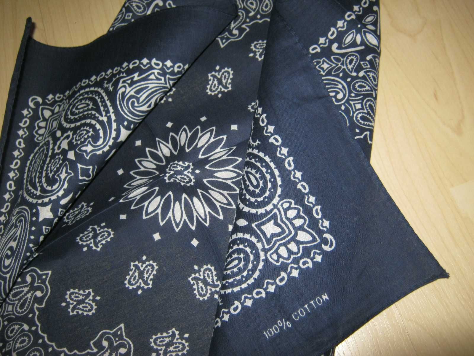 Bandana chusta bandamka 100 % bawełna nowa 3 sztuki