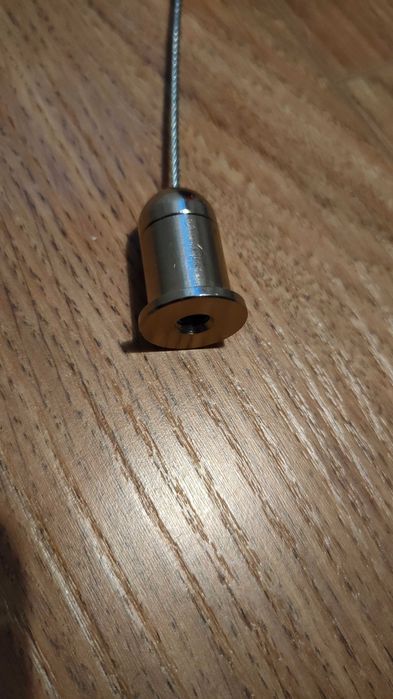 linka stalowa mocowanie zawiesia dekoracje led dekoracja komplet