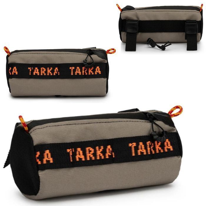 Torba na kierownicę Tarka Pipe Bag 1.2L szara gravel bikepacking