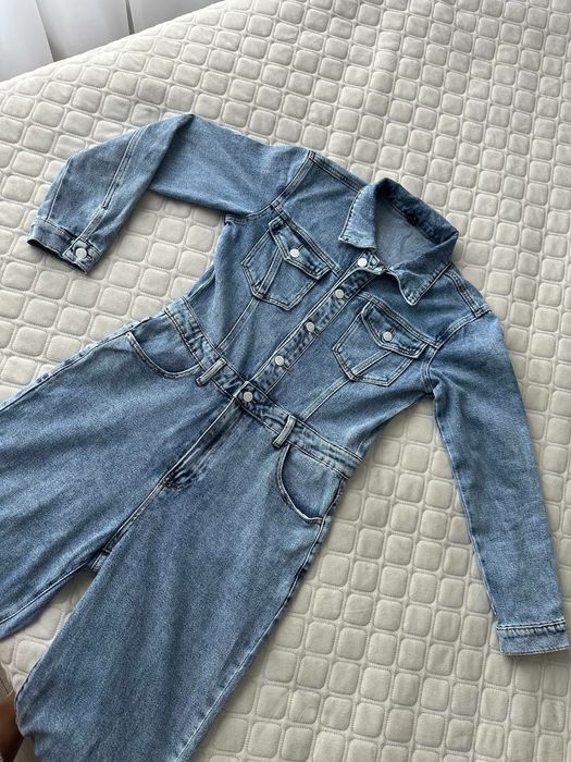 Комбінезон джинсовий , джинси MOM L