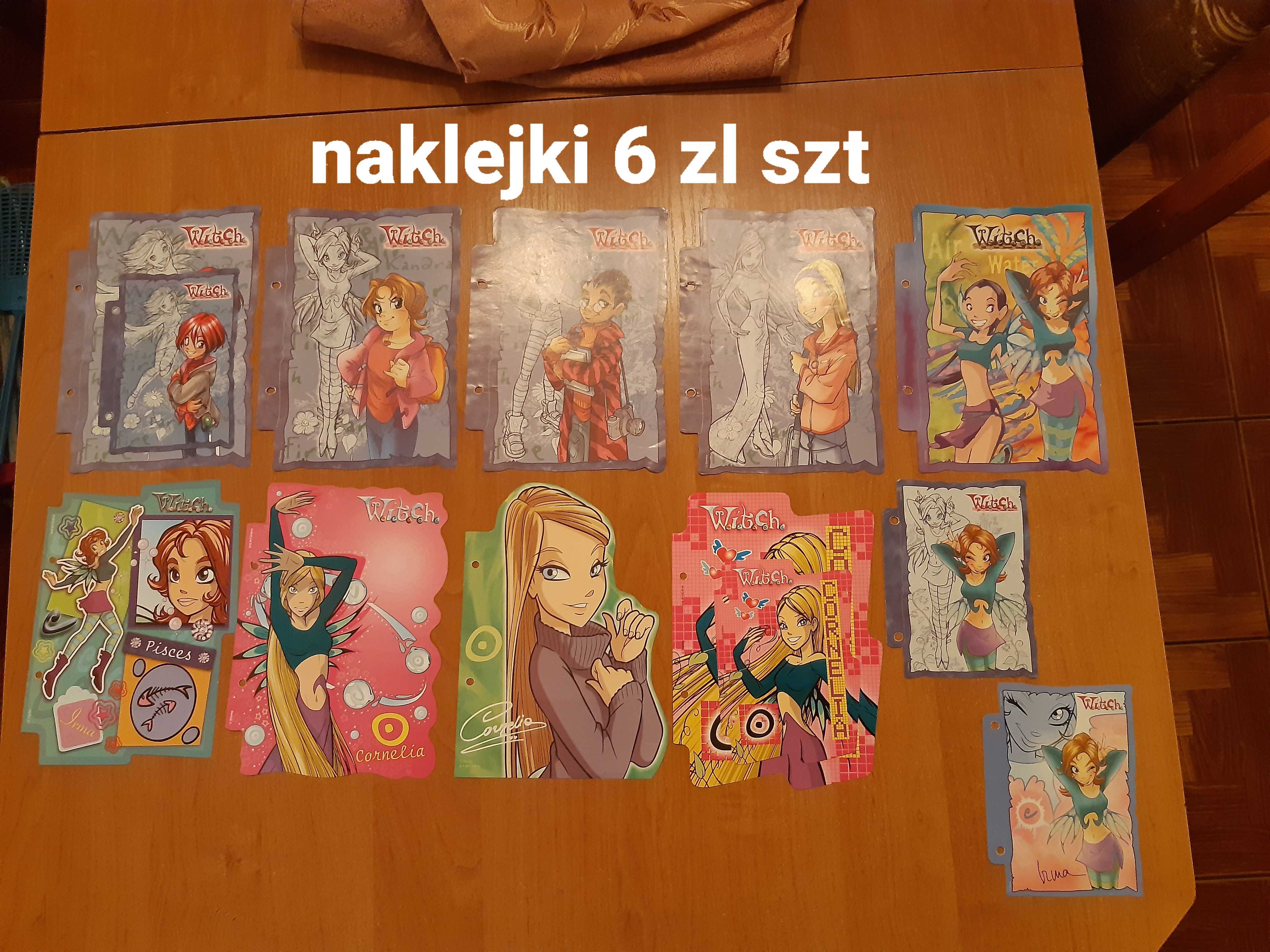 Karteczki naklejki do segregatora witch