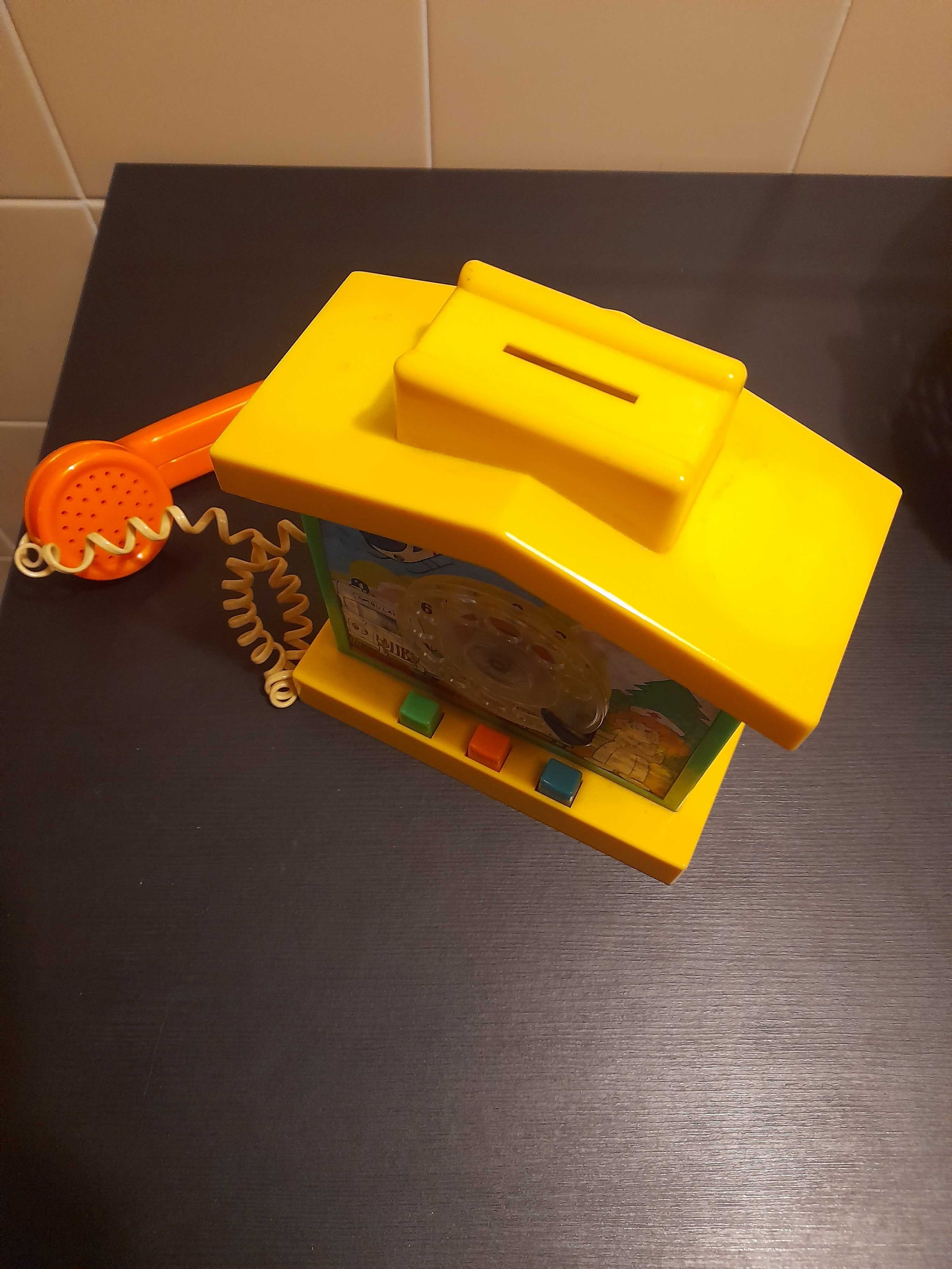 Brinquedo antigo telefone mealheiro