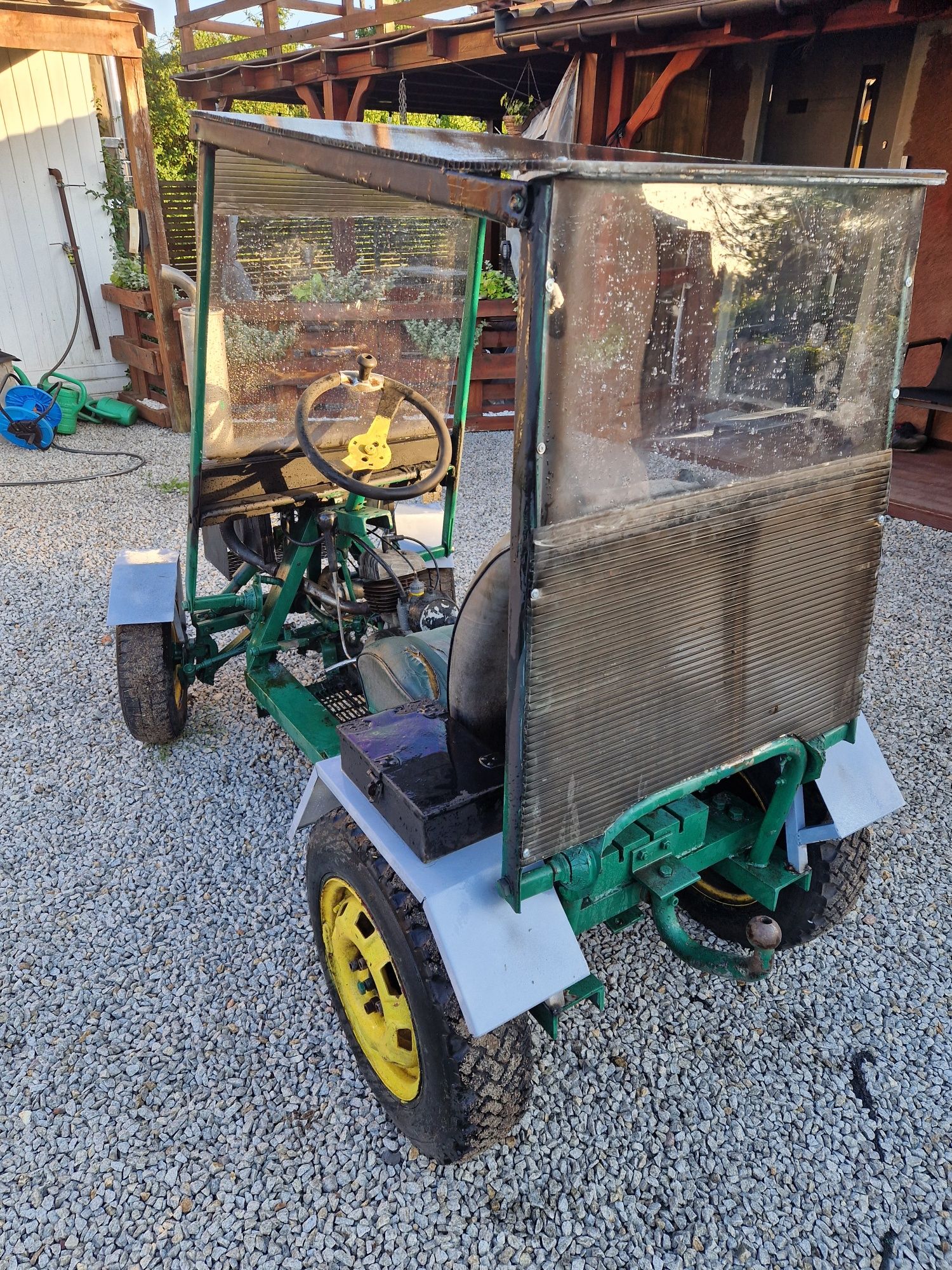 Traktorek sam na silniku Wsk 125