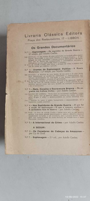 Livro PA-2 - Maurício Maeterlick  - A vida das térmicas