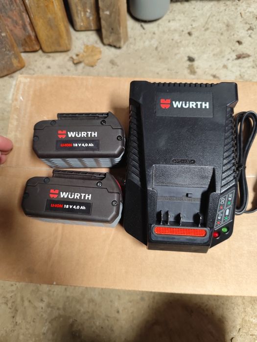 Akumulator bateria ładowarka nowe Bosch 4ah Wurth