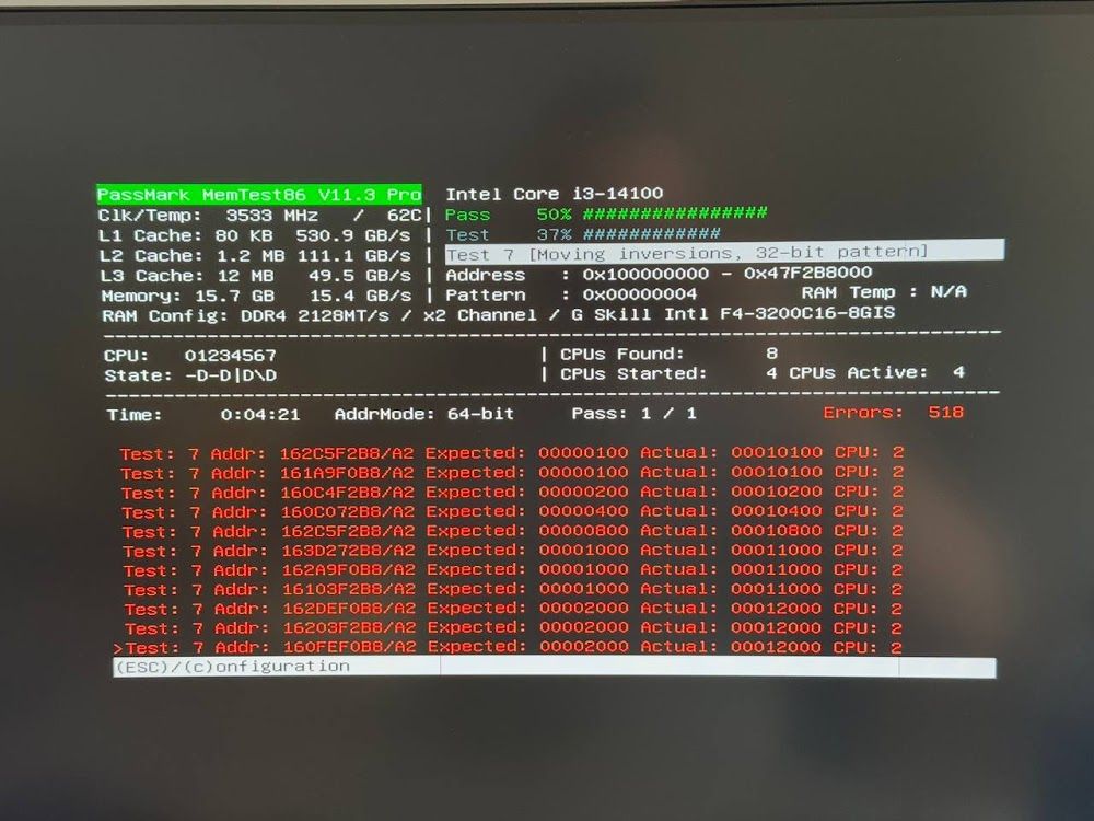 Оперативна памʼять G.SKILL Aegis DDR4 DIMM Kit 16GB 3200MHz CL16 XMP