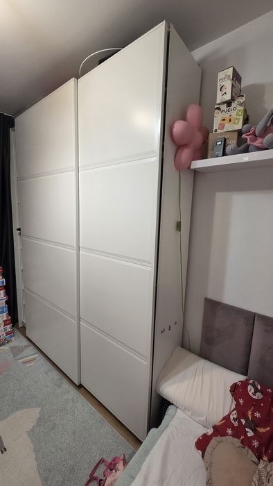 Szafa IKEA obudowa PAX drzwi TJÖRHOM 200x44x236