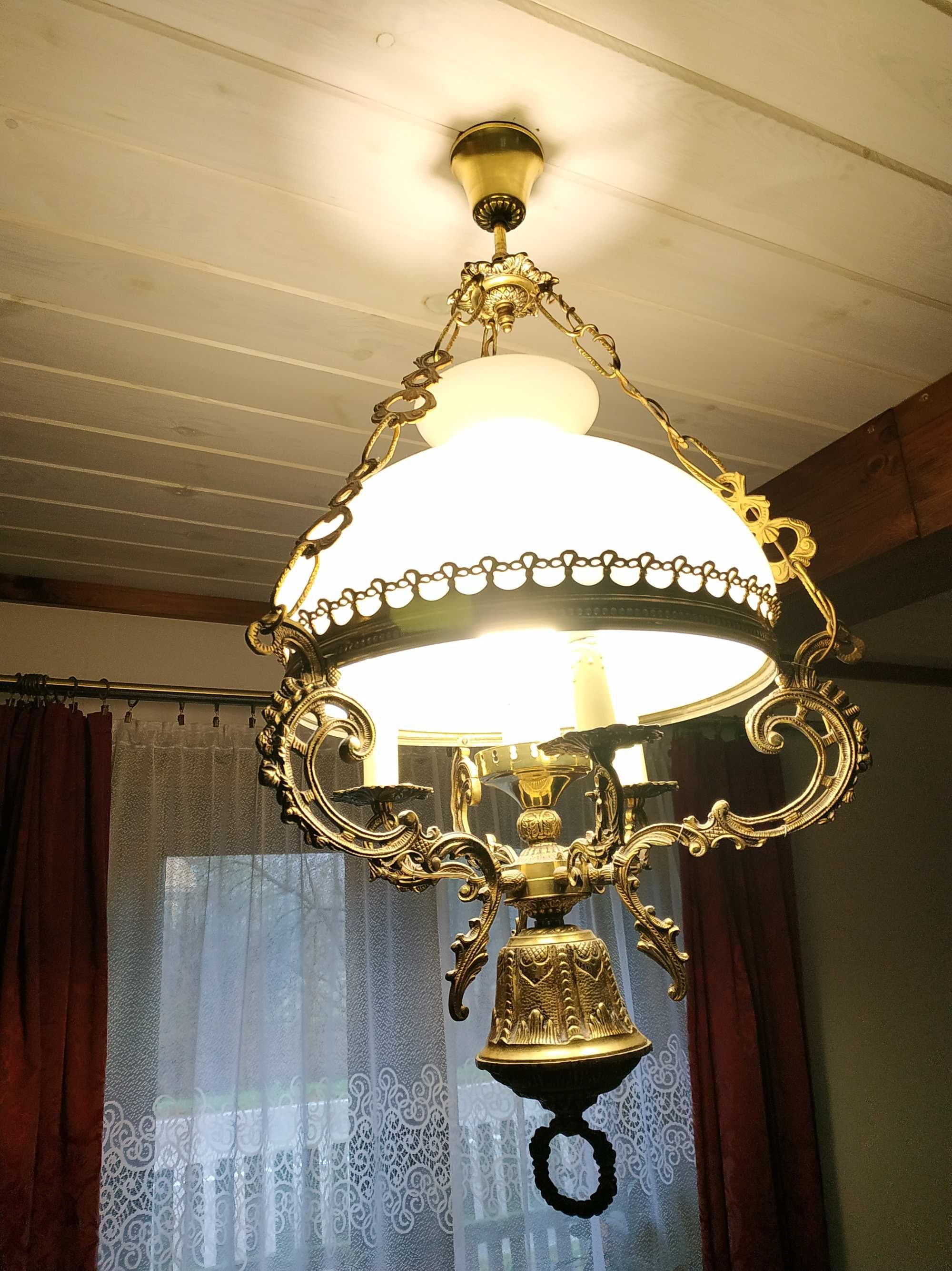 Stylowa lampa żyrandol retro