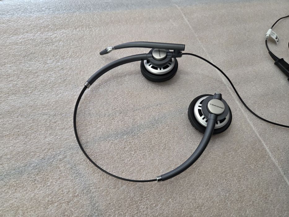 USB навушники гарнітура Plantronics EncorePro HW720 + Plantronics DA70