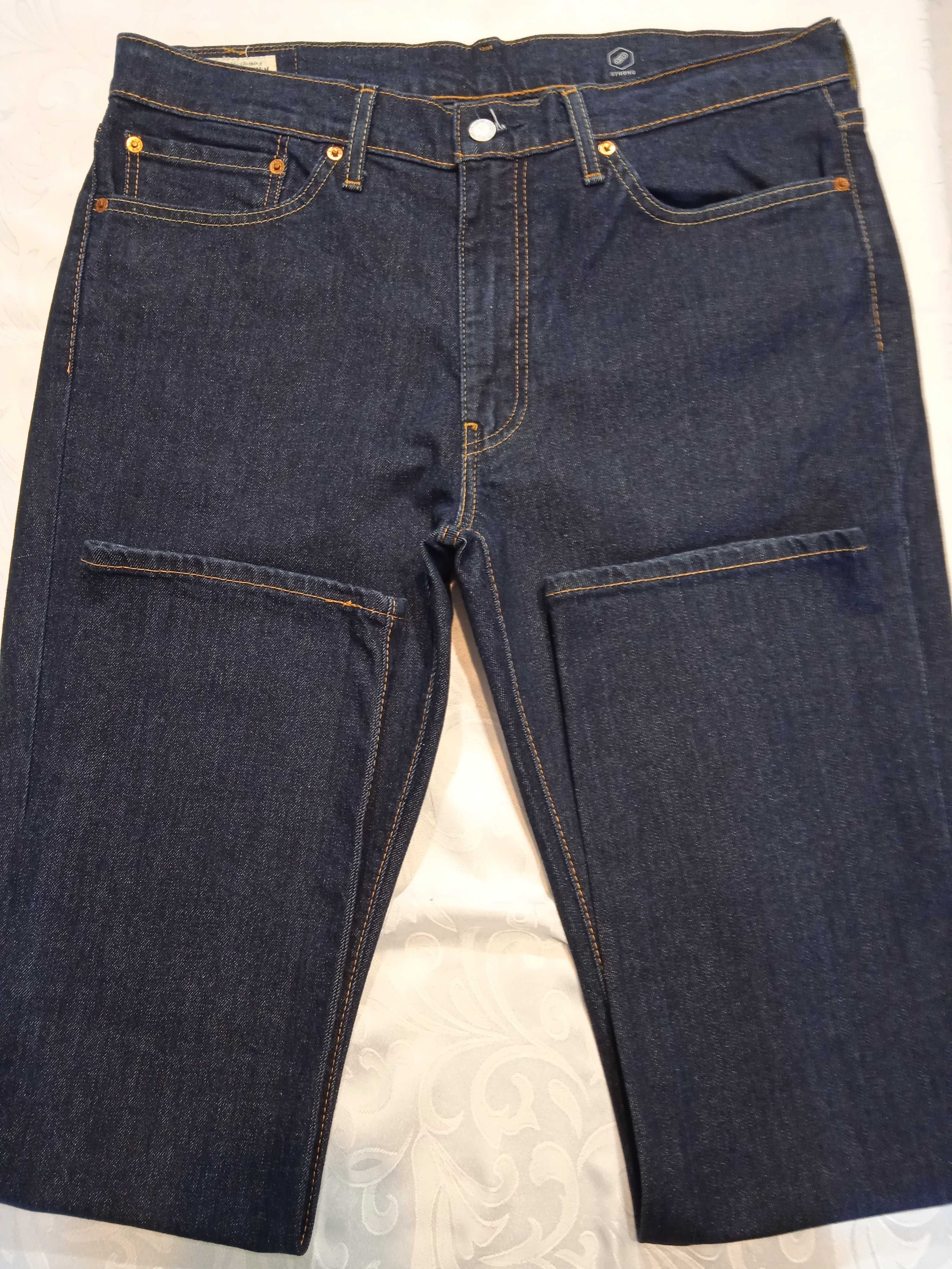 Levis 511 Slim Premium Nowe granatowe spodnie jeansy W36 L32