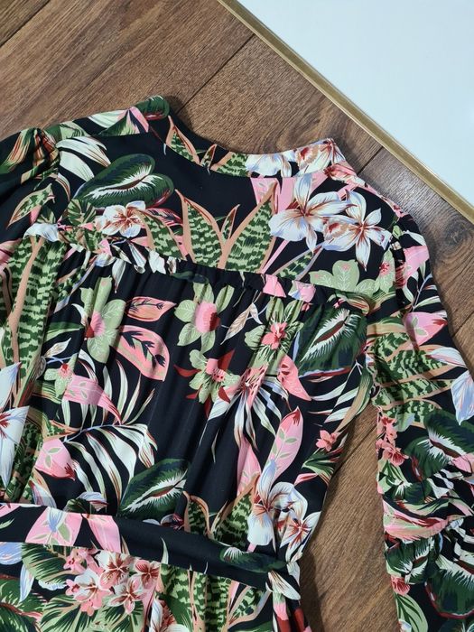 Bizuu długa sukienka maxi luźny krój S