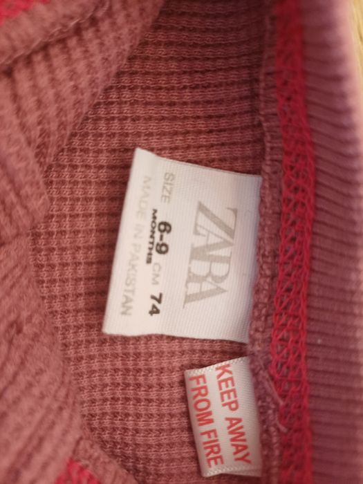 Dres komplet dziewczynka 74 Zara