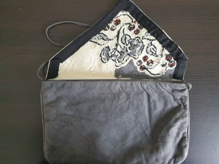 Patricia Smith Designs Moon Bags torebka szara wzor