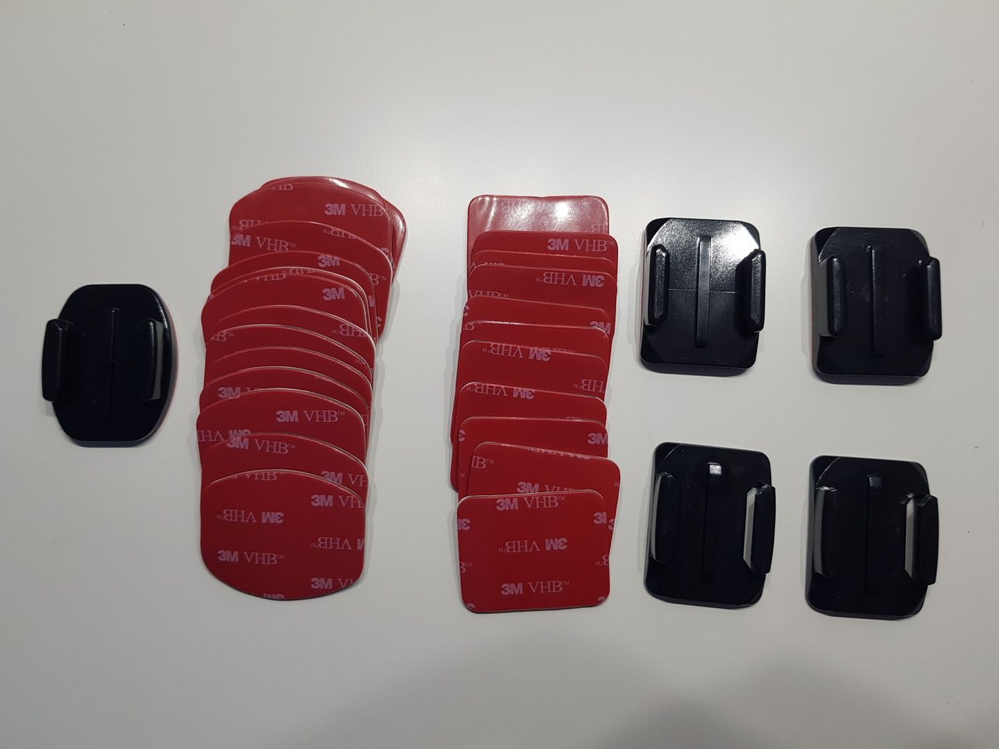 Acessórios para GoPro - Adesivos, chave (novo)
