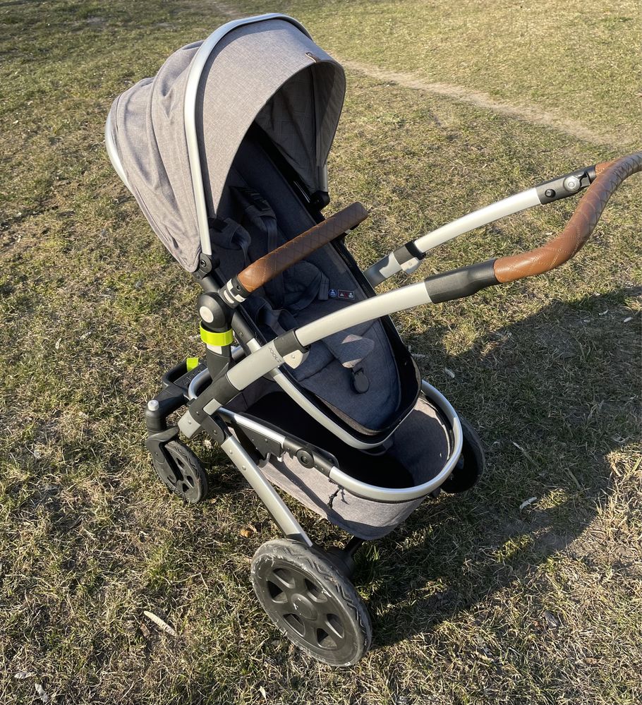 Wózek niemowlęcy Joolz Geo 2 MONO 2w1 (spacerówka + gondola) szary