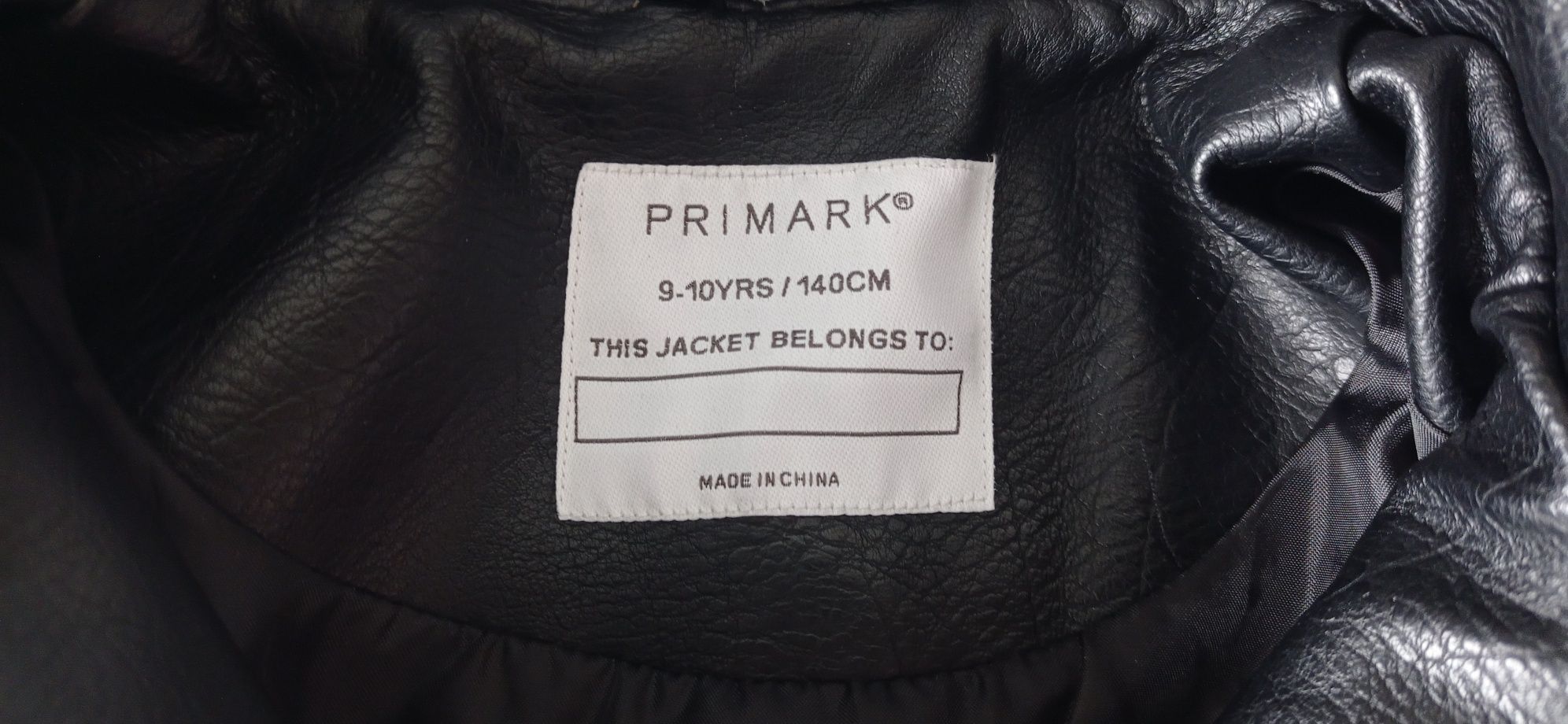 Kurtka skórzana dziecięca PRIMARK