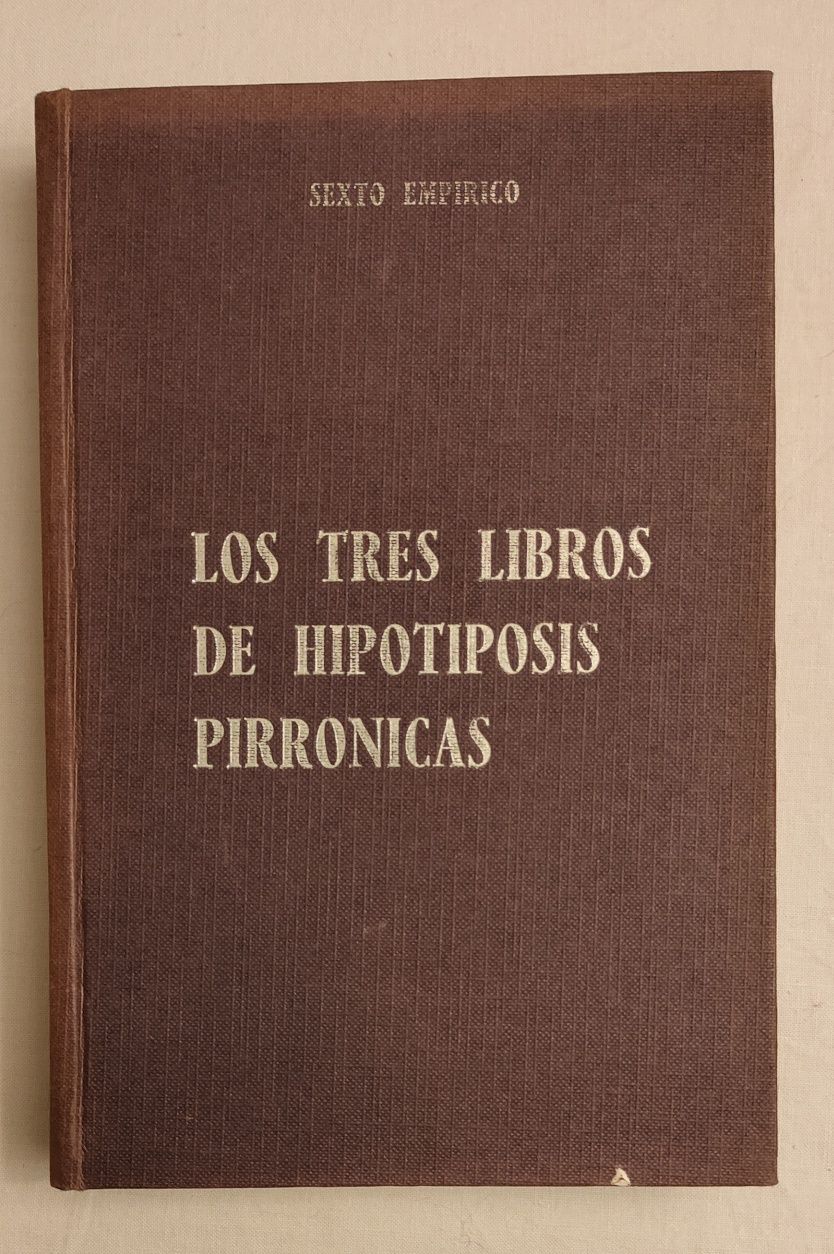 Los tres libros de hipotiposis pirronica