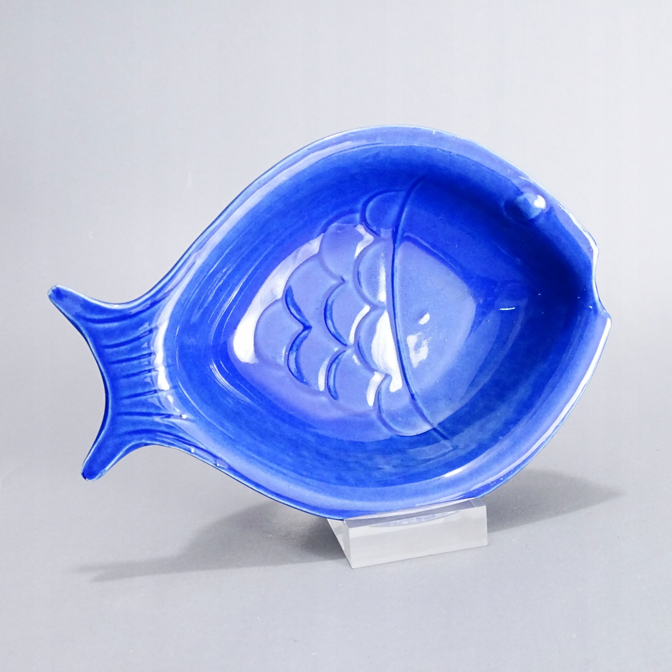 vintage ceramiczna patera miseczka ryba