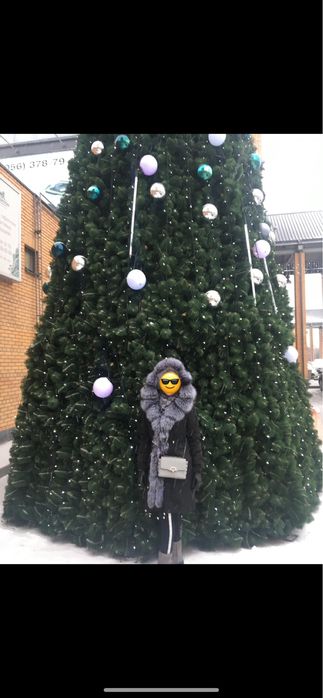 Парка с чернобуркой р S-M