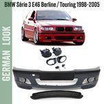 Para-choque para BMW Série 3 E46 Pack M M2 + Faróis de nevoeiro pretos