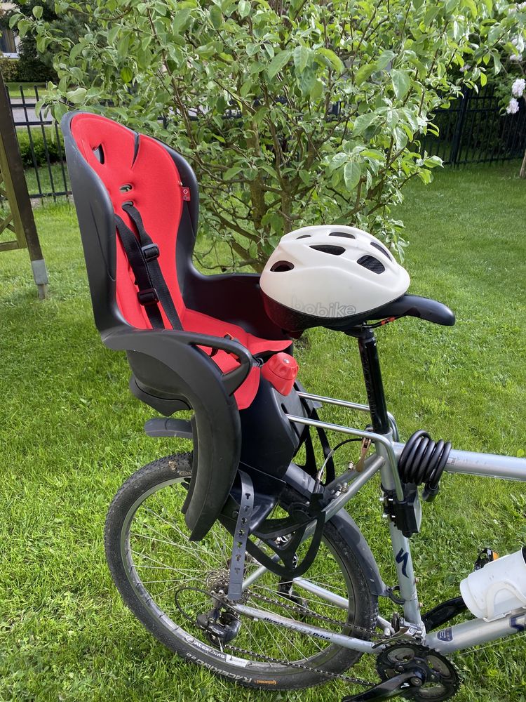 Fotelik rowerowy dla dziecka Hamax sleepy kask bobike