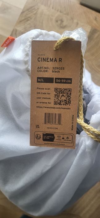 Kask narciarski HEAD model CINEMA R    M/L. 56/59cm