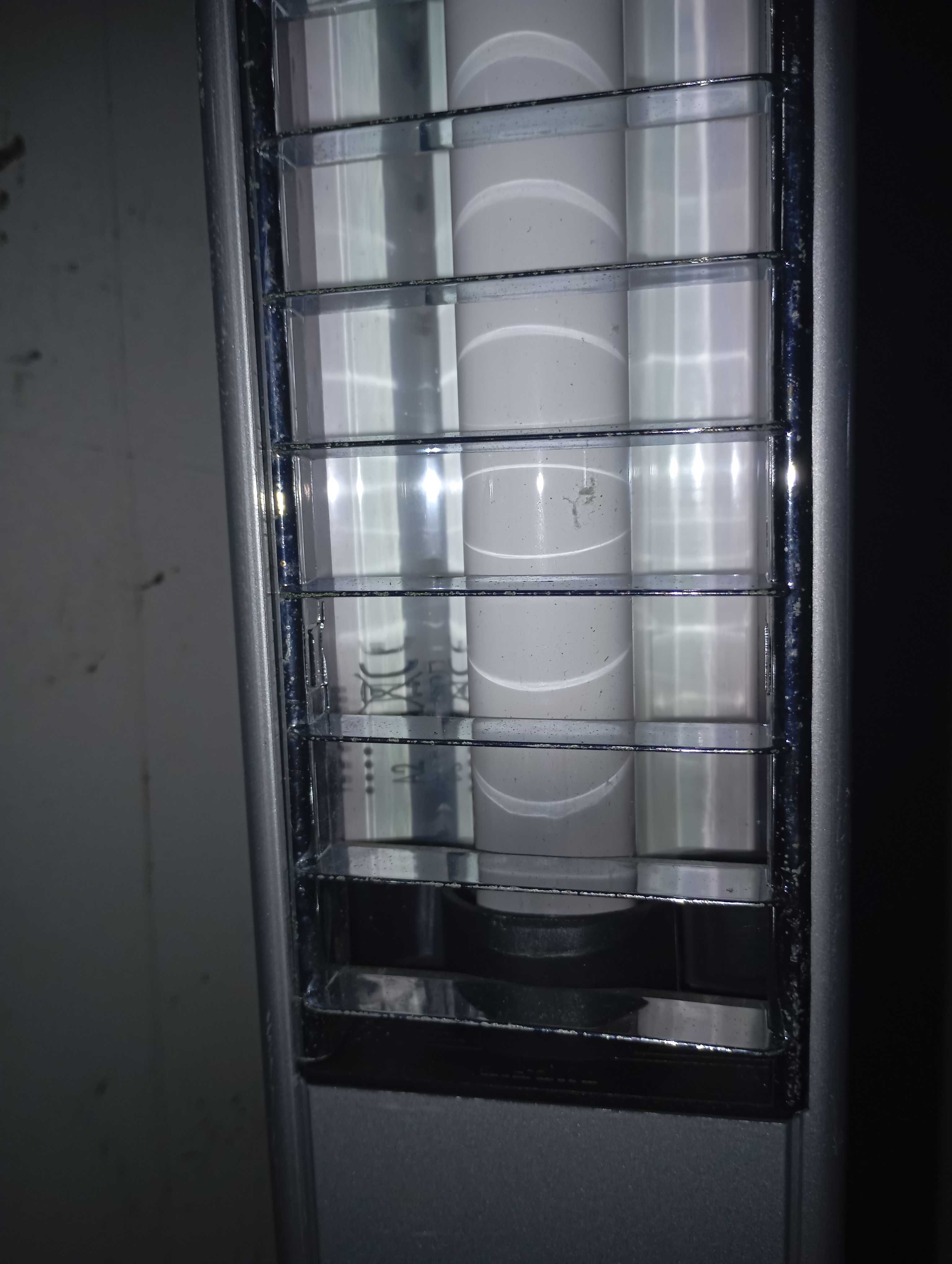 Iluminaria alumínio cinza led ou fluorescente