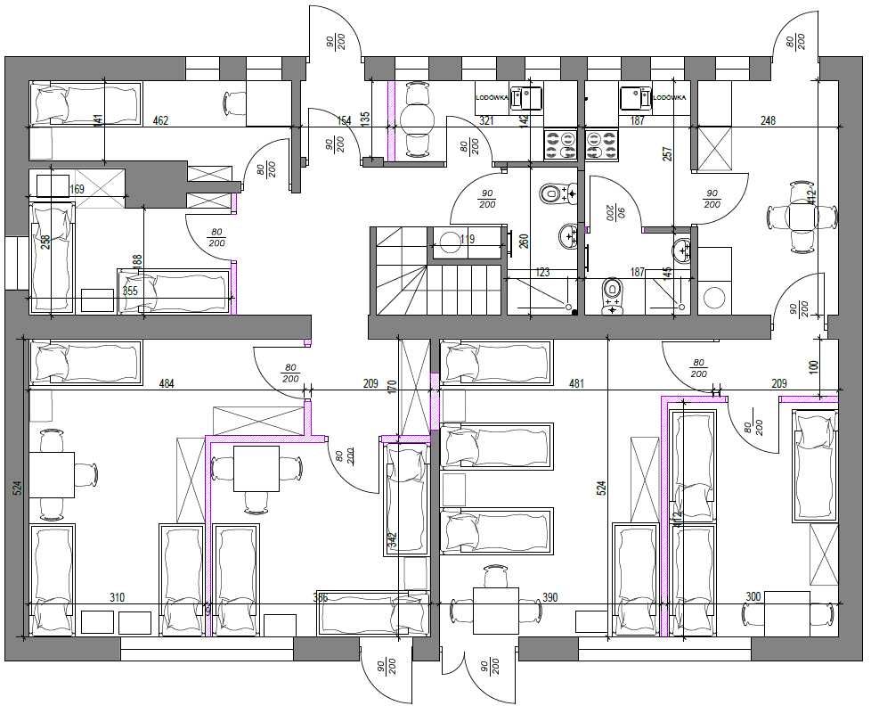 Kwatery pracownicze WENUS, centrum, parking, wysoki standard