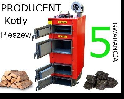 Kocioł zasypowy na drewno węgiel 12kW do 100m2 Dostawa Osprzęt Gratis